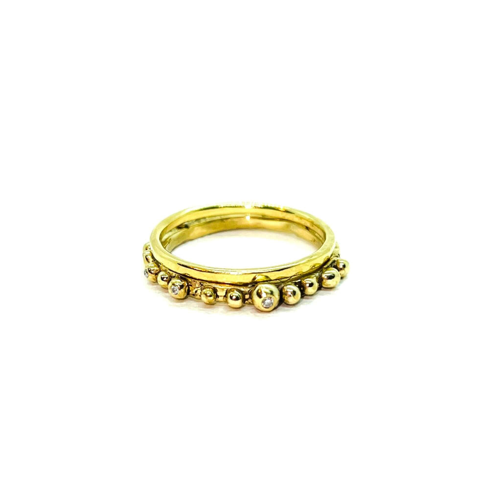 Golden Relic Bubble Ring - Ceeb Wassermann Jewellery
