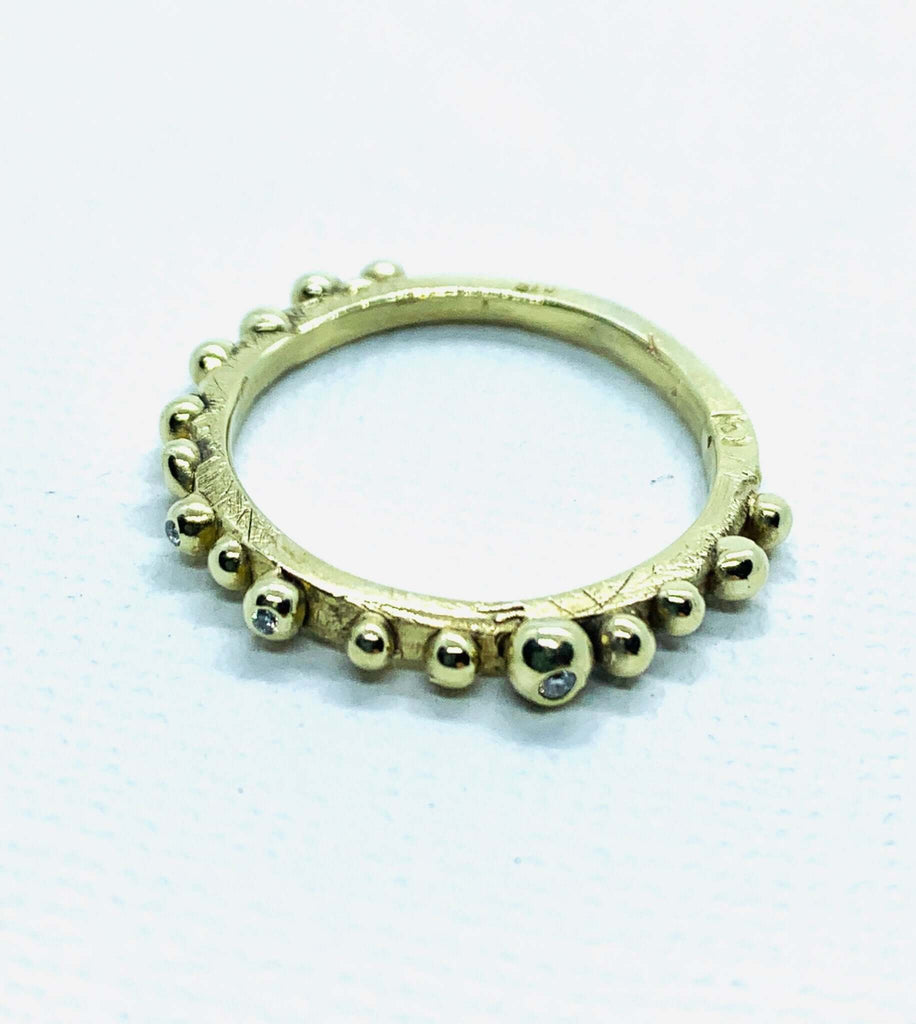 Golden Relic Bubble Ring - Ceeb Wassermann Jewellery
