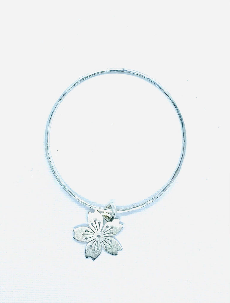 Sakura #4 Charm Bangle - Ceeb Wassermann Jewellery